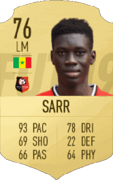 Multi Media Video Games F I F A - Card Players Senegal Ismaïla Sarr 