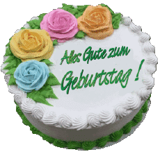 Nachrichten Deutsche Alles Gute zum Geburtstag Kuchen 007 