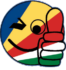 Bandiere Africa Seychelles Faccina - OK 