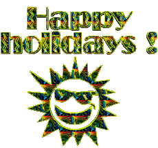 Messages Anglais Happy Holidays Fond Transparent 04 