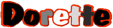 Prénoms FEMININ - Allemagne D Dorette 
