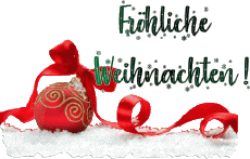 Mensajes Alemán Fröhliche  Weihnachten Serie 11 