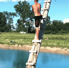 Humor -  Fun MENSCHEN Wie Tarzan Fail 