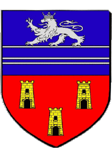 Wappen-Fahnen Frankreich Abteilungen - Städte 50 FLAMANVILLE Wappen
