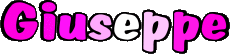 Prénoms MASCULIN - Italie G Giuseppe 