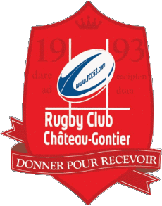 Sport Rugby Club Frankreich Logo Dept 53 RC Château-Gontier 