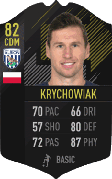 Multimedia Vídeo Juegos F I F A - Jugadores  cartas Polonia Grzegorz Krychowiak 