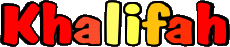 Nombre MASCULINO - Magreb Musulmán K Khalifah 