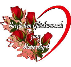 Messages German Herzlichen Glückwunsch zum Muttertag 007 