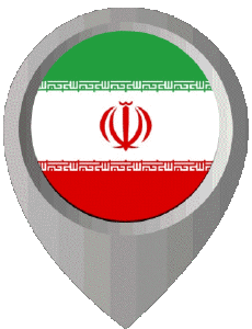 Bandiere Asia Iran Perno di posizione 