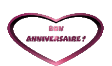 Messages Français Bon Anniversaire Coeur 002 
