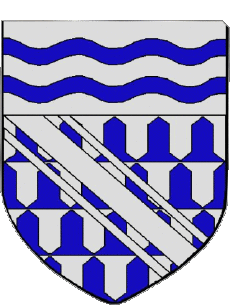 Blasón-Banderas Francia Departamentos - Ciudades 10 LA RIVIERE DE CORPS Blasón