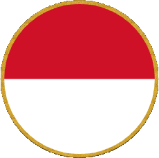 Flags Europe Monaco Round 