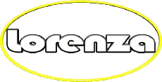 First Names FEMININE - Italy L Lorenza 