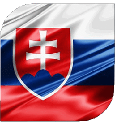 Banderas Europa Eslovaquia Plaza 