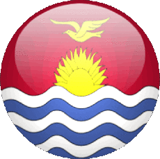 Drapeaux Océanie Kiribati Rond 