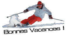 Messagi Francese Bonnes Vacances Hiver 01 