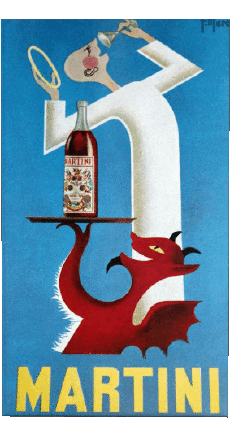 Humor -  Fun Retro Poster - Marken Martini 
