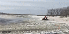 Humor -  Fun Transport Snow Motorcycle Fail 