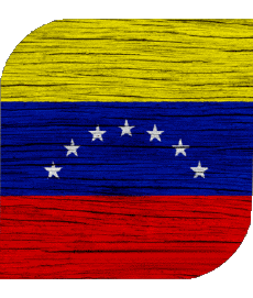 Bandiere America Venezuela Quadrato 