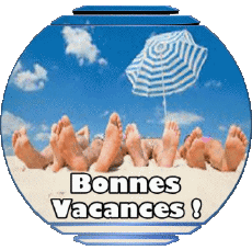 Mensajes - Smiley Francés Bonnes Vacances 02 