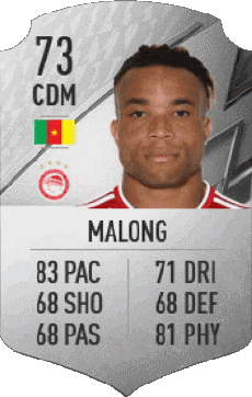 Multi Média Jeux Vidéo F I F A - Joueurs Cartes Cameroun Kunde Malong 