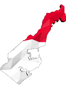 Bandiere Europa Monaco Carta Geografica 