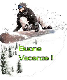 Messages Italien Buone Vacanze Iverno Serie 07 