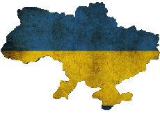 Banderas Europa Ucrania Mapa 