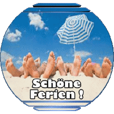 Messages German Schöne Ferien Transparent Background 02 