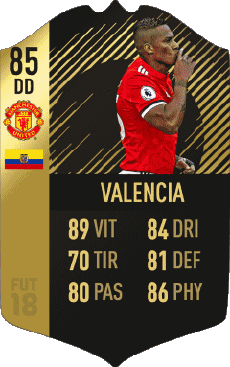 Multi Media Video Games F I F A - Card Players Ecuador Antonio Valencia 