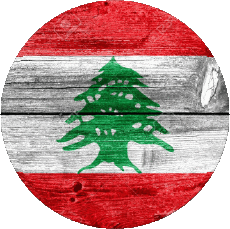 Flags Asia Lebanon Round 