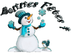 Nachrichten Französisch Bonnes Fêtes (Noël) Série 06 