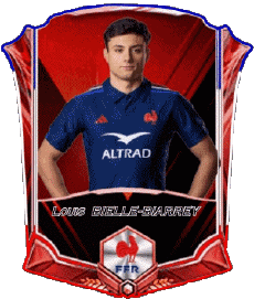 Sport Rugby - Spieler Frankreich Team 2025 Louis BIELLE-BIARREY 