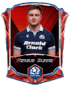 Sports Rugby - Joueurs Ecosse Equipe 2025 Fergus Burke 