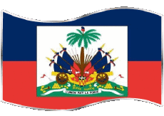 Drapeaux Amériques Haïti Rectangle 