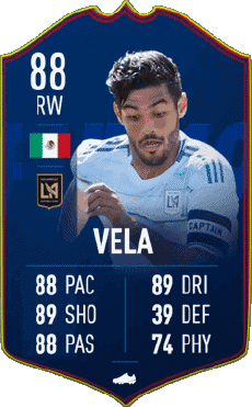 Multi Media Video Games F I F A - Card Players Mexico Carlos Vela 