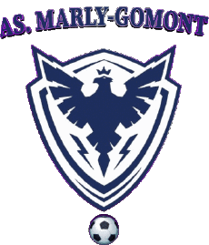 Sports FootBall Club France Logo Hauts-de-France 02 - Aisne AS Marly Gaumont 