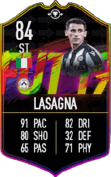 Multimedia Vídeo Juegos F I F A - Jugadores  cartas Italia Kevin Lasagna 