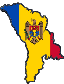 Drapeaux Europe Moldavie Carte 