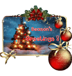 Messages Anglais Season's Greetings Serie 01 