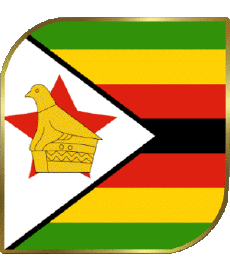 Fahnen Afrika Zimbabwe Platz 