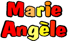 Prénoms FEMININ - France M Composé Marie Angèle 
