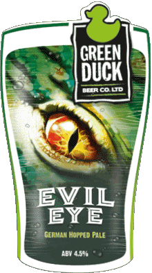 Evil Eye-Bebidas Cervezas UK Green Duck Evil Eye