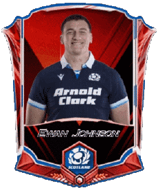 Deportes Rugby - Jugadores Escocia Equipo 2025 Ewan Johnson 