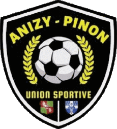 Sports FootBall Club France Logo Hauts-de-France 02 - Aisne US Anizy Pinon 