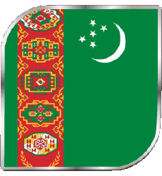 Banderas Asia Turkmenistán Plaza 