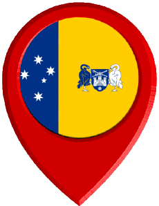 Bandiere Oceania Australia Australian Capital Territory Perno di posizione 