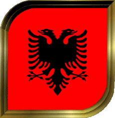 Fahnen Europa Albanien Plaza 