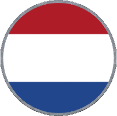 Bandiere Europa Paesi Bassi Tondo 